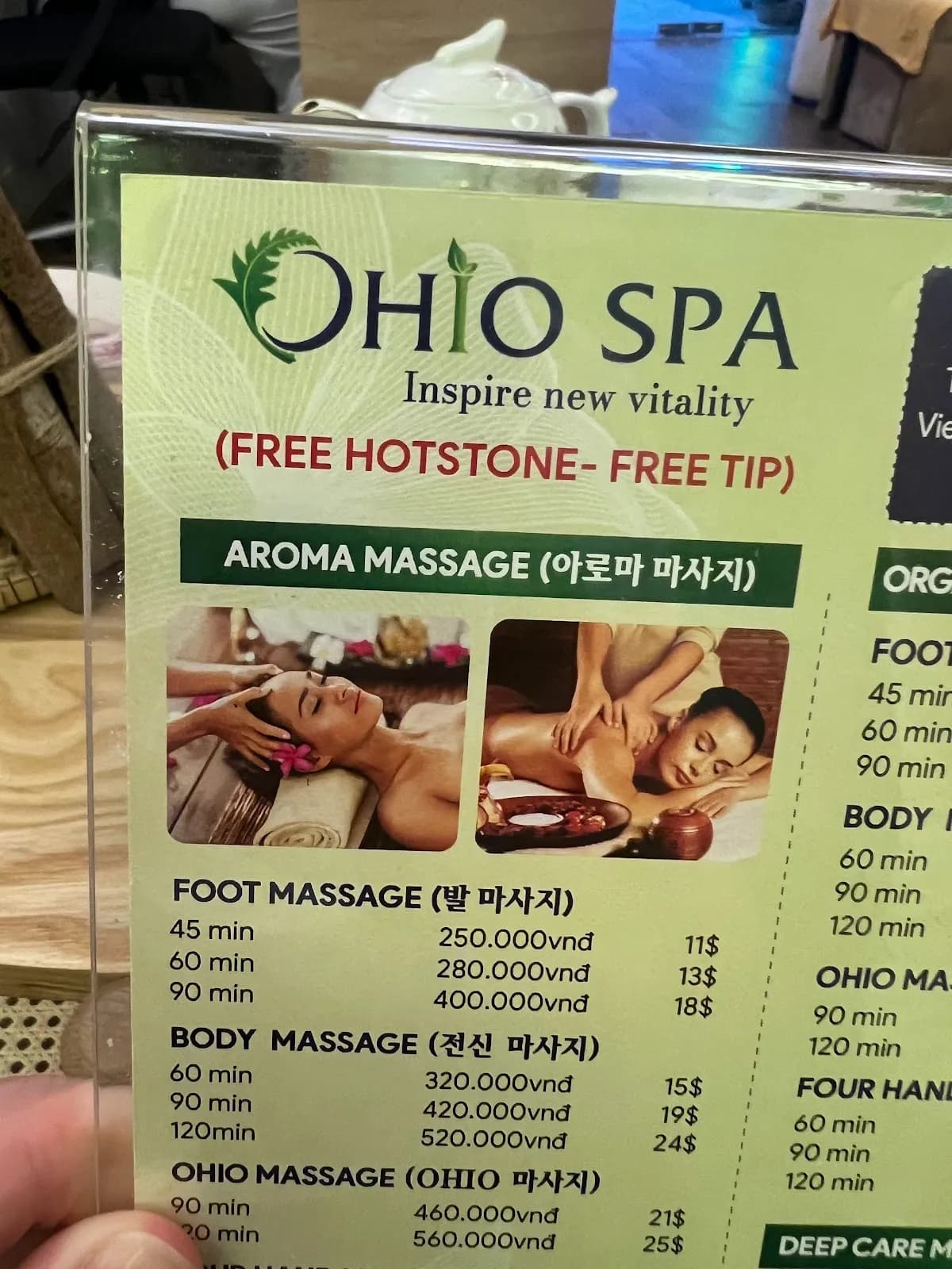 Ohio Spa & Massage Đà Nẵng 다낭 오하이오 마사지 스파 ダナンオハイオスパ&マッサージ 俄亥俄州岘港水疗和按摩 5